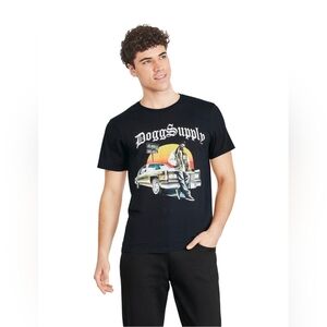 T-Shirt Dogg Supply Snoop Dogg Graphic  Men's Large Black Hip Hop Tee